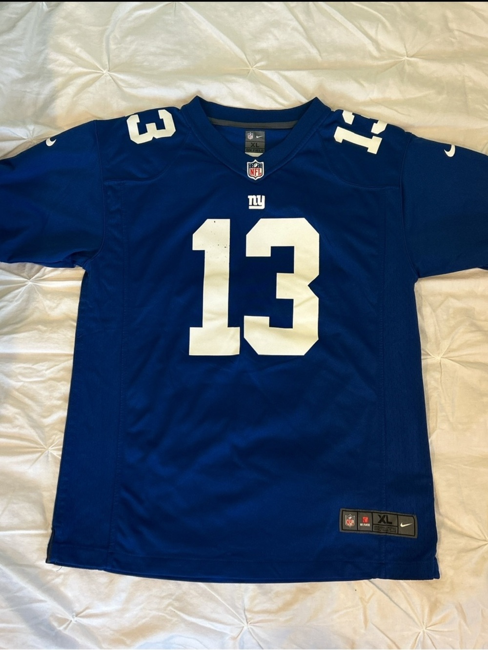 Nike Beckham Jr. Blue & White Jersey
